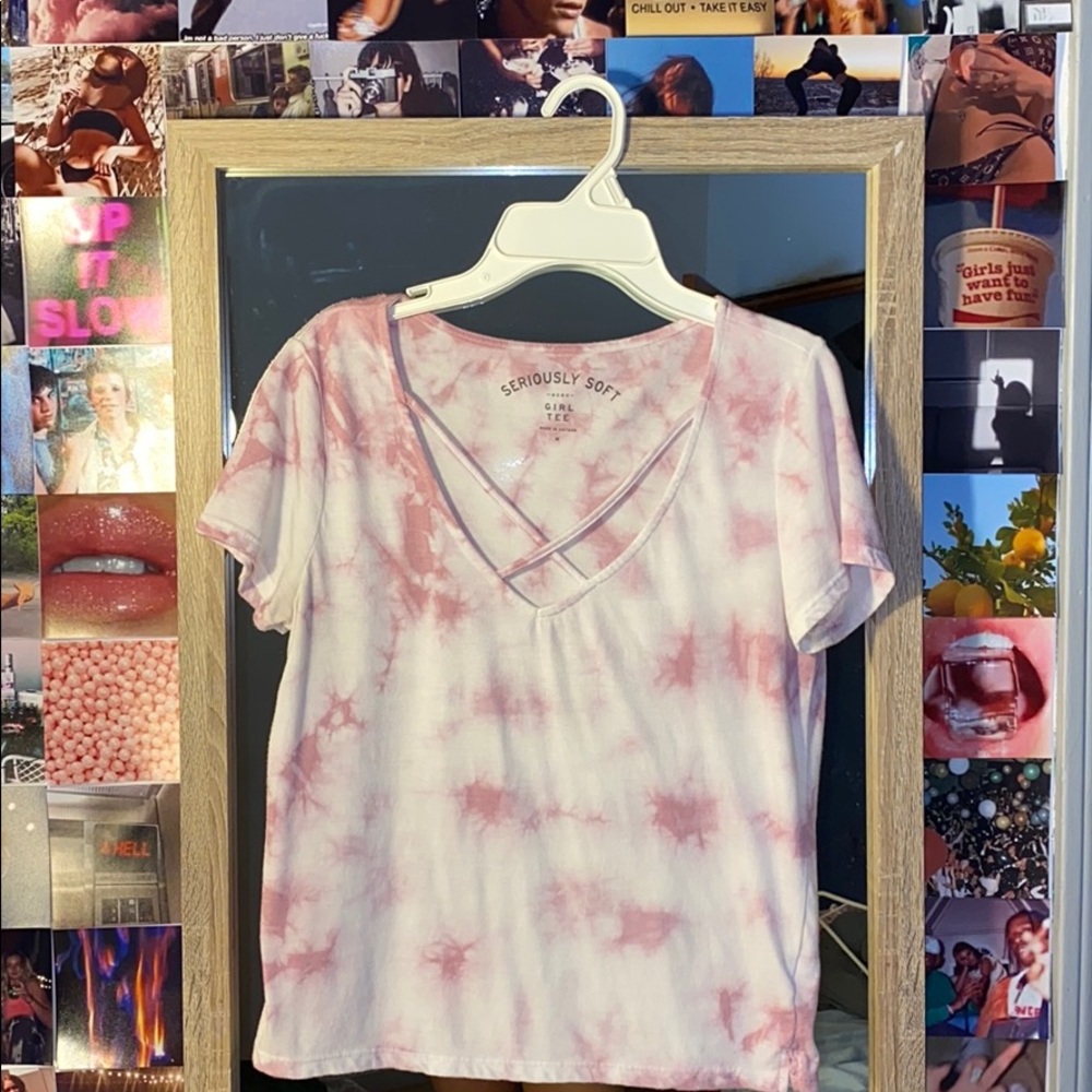 seriously soft tie dye top size women’s medium
